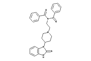 N-benzoyl-N-[2-[4-(2-keto-3H-benzimidazol-1-yl)piperidino]ethyl]benzamide