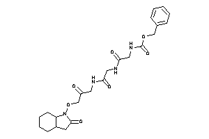 Image of N-[2-keto-2-[[2-keto-2-[[2-keto-3-[(2-keto-3a,4,5,6,7,7a-hexahydro-3H-indol-1-yl)oxy]propyl]amino]ethyl]amino]ethyl]carbamic Acid Benzyl Ester