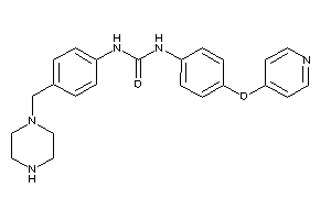 1-[4-(piperazinomethyl)phenyl]-3-[4-(4-pyridyloxy)phenyl]urea