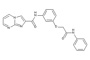 N-[3-(2-anilino-2-keto-ethoxy)phenyl]imidazo[1,2-a]pyrimidine-2-carboxamide