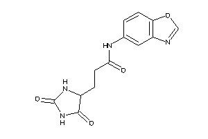 N-(1,3-benzoxazol-5-yl)-3-(2,5-diketoimidazolidin-4-yl)propionamide