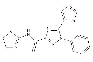 1-phenyl-N-(2-thiazolin-2-yl)-5-(2-thienyl)-1,2,4-triazole-3-carboxamide