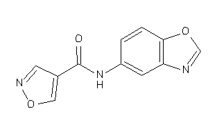 N-(1,3-benzoxazol-5-yl)isoxazole-4-carboxamide