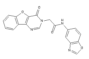 N-(1,3-benzoxazol-5-yl)-2-(4-ketobenzofuro[3,2-d]pyrimidin-3-yl)acetamide