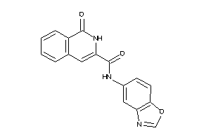 N-(1,3-benzoxazol-5-yl)-1-keto-2H-isoquinoline-3-carboxamide