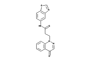 N-(1,3-benzoxazol-5-yl)-3-(4-ketocinnolin-1-yl)propionamide