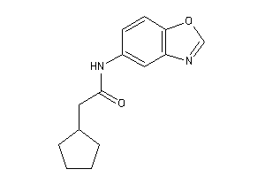 N-(1,3-benzoxazol-5-yl)-2-cyclopentyl-acetamide