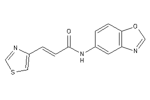 N-(1,3-benzoxazol-5-yl)-3-thiazol-4-yl-acrylamide