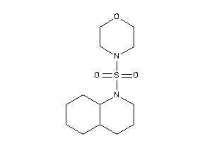 4-(3,4,4a,5,6,7,8,8a-octahydro-2H-quinolin-1-ylsulfonyl)morpholine