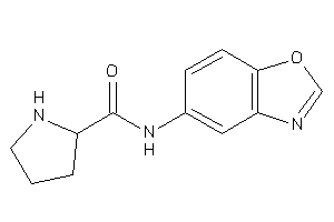 N-(1,3-benzoxazol-5-yl)pyrrolidine-2-carboxamide