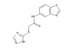 N-(1,3-benzoxazol-5-yl)-2-(1H-1,2,4-triazol-5-ylthio)acetamide