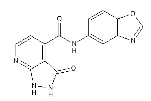 N-(1,3-benzoxazol-5-yl)-3-keto-1,2-dihydropyrazolo[3,4-b]pyridine-4-carboxamide