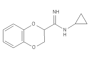 N-cyclopropyl-2,3-dihydro-1,4-benzodioxine-3-carboxamidine