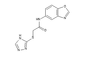 N-(1,3-benzoxazol-5-yl)-2-(4H-1,2,4-triazol-3-ylthio)acetamide