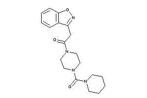 2-indoxazen-3-yl-1-[4-(piperidine-1-carbonyl)piperazino]ethanone