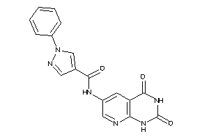 N-(2,4-diketo-1H-pyrido[2,3-d]pyrimidin-6-yl)-1-phenyl-pyrazole-4-carboxamide