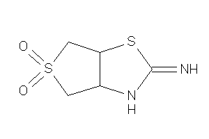 Image of (5,5-diketo-3a,4,6,6a-tetrahydro-3H-thieno[3,4-d]thiazol-2-ylidene)amine