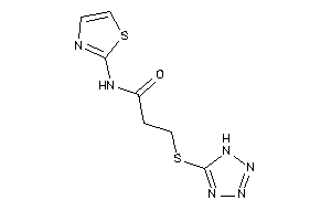 3-(1H-tetrazol-5-ylthio)-N-thiazol-2-yl-propionamide