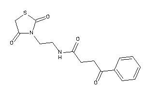 N-[2-(2,4-diketothiazolidin-3-yl)ethyl]-4-keto-4-phenyl-butyramide
