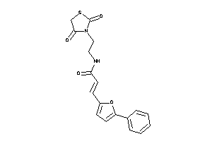 N-[2-(2,4-diketothiazolidin-3-yl)ethyl]-3-(5-phenyl-2-furyl)acrylamide