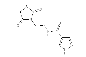 Image of N-[2-(2,4-diketothiazolidin-3-yl)ethyl]-1H-pyrrole-3-carboxamide