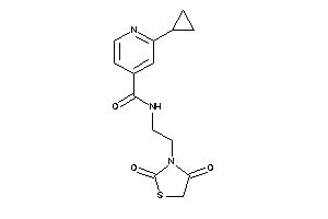 2-cyclopropyl-N-[2-(2,4-diketothiazolidin-3-yl)ethyl]isonicotinamide