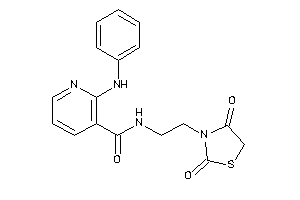 2-anilino-N-[2-(2,4-diketothiazolidin-3-yl)ethyl]nicotinamide