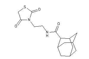 N-[2-(2,4-diketothiazolidin-3-yl)ethyl]adamantane-2-carboxamide