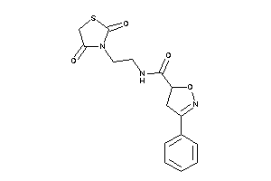 N-[2-(2,4-diketothiazolidin-3-yl)ethyl]-3-phenyl-2-isoxazoline-5-carboxamide