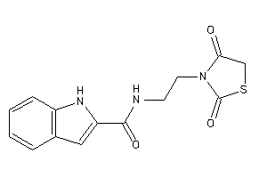 N-[2-(2,4-diketothiazolidin-3-yl)ethyl]-1H-indole-2-carboxamide