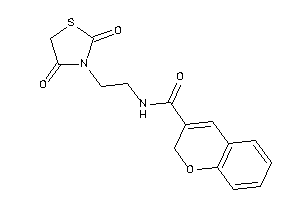 N-[2-(2,4-diketothiazolidin-3-yl)ethyl]-2H-chromene-3-carboxamide