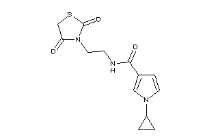 1-cyclopropyl-N-[2-(2,4-diketothiazolidin-3-yl)ethyl]pyrrole-3-carboxamide