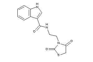 N-[2-(2,4-diketothiazolidin-3-yl)ethyl]-1H-indole-3-carboxamide