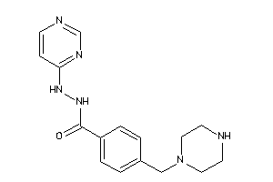 4-(piperazinomethyl)-N'-(4-pyrimidyl)benzohydrazide