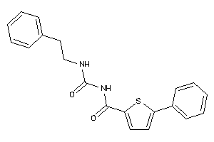 Image of N-(phenethylcarbamoyl)-5-phenyl-thiophene-2-carboxamide