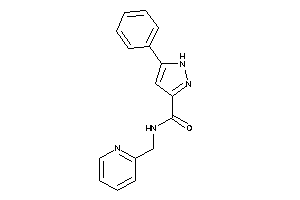 5-phenyl-N-(2-pyridylmethyl)-1H-pyrazole-3-carboxamide