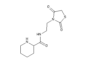 N-[2-(2,4-diketothiazolidin-3-yl)ethyl]pipecolinamide