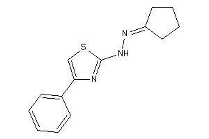 (cyclopentylideneamino)-(4-phenylthiazol-2-yl)amine