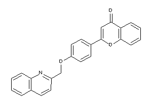 2-[4-(2-quinolylmethoxy)phenyl]chromone