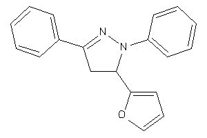 5-(2-furyl)-1,3-diphenyl-2-pyrazoline