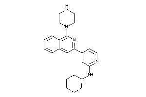 Cyclohexyl-[4-(1-piperazino-3-isoquinolyl)-2-pyridyl]amine