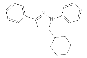 5-cyclohexyl-1,3-diphenyl-2-pyrazoline