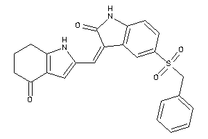 5-benzylsulfonyl-3-[(4-keto-1,5,6,7-tetrahydroindol-2-yl)methylene]oxindole