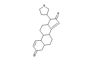 17-tetrahydrofuran-3-yl-5,6,7,8,9,10,11,12,13,17-decahydro-4H-cyclopenta[a]phenanthrene-3,16-quinone