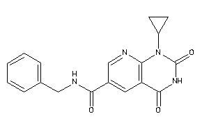 N-benzyl-1-cyclopropyl-2,4-diketo-pyrido[2,3-d]pyrimidine-6-carboxamide