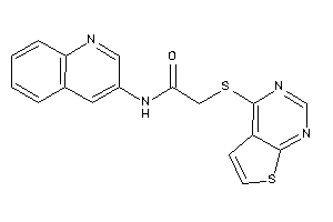 N-(3-quinolyl)-2-(thieno[2,3-d]pyrimidin-4-ylthio)acetamide