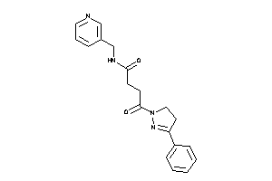 4-keto-4-(3-phenyl-2-pyrazolin-1-yl)-N-(3-pyridylmethyl)butyramide