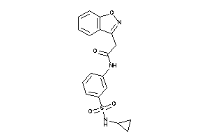 N-[3-(cyclopropylsulfamoyl)phenyl]-2-indoxazen-3-yl-acetamide