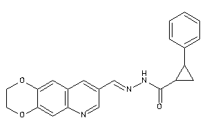 N-(2,3-dihydro-[1,4]dioxino[2,3-g]quinolin-8-ylmethyleneamino)-2-phenyl-cyclopropanecarboxamide