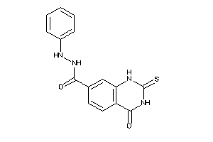 4-keto-N'-phenyl-2-thioxo-1H-quinazoline-7-carbohydrazide